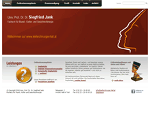 Tablet Screenshot of kieferchirurgie-hall.at